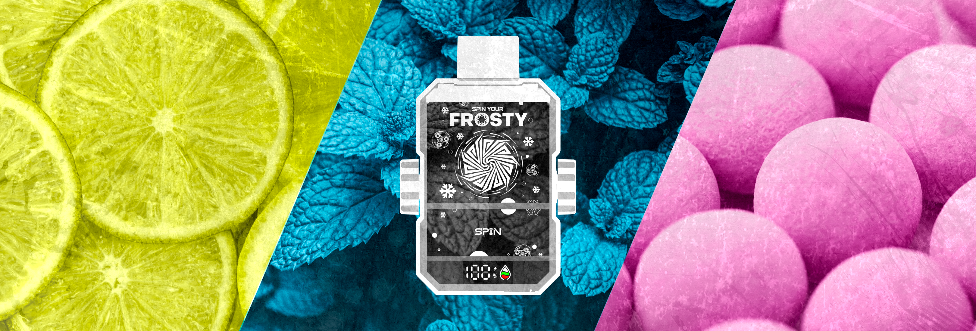 Frosty SPIN - Banner Fruits Flavor